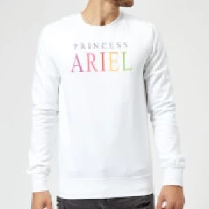 Image of Disney The Little Mermaid Princess Ariel Sweatshirt - White - S