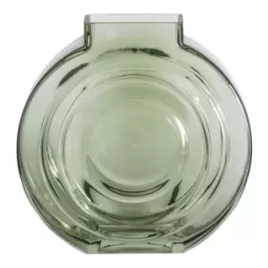 Image of Crossland Grove Florence Round Vase Green 200X75X205Mm Green