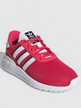 Image of Adidas Originals La Trainer Lite Childrens Trainers - Pink/White