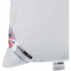 Image of Super Microfibre Lavender Pillow with Dried Lavender Insert Extra Fill - White - Homescapes