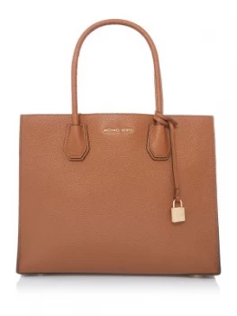 Image of Michael Kors Mercer tan large tote bag Tan