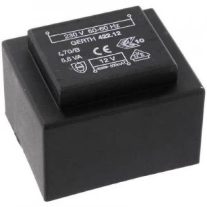 Image of PCB mount transformer 1 x 230 V 1 x 18 V AC 5.60 VA 311 mA