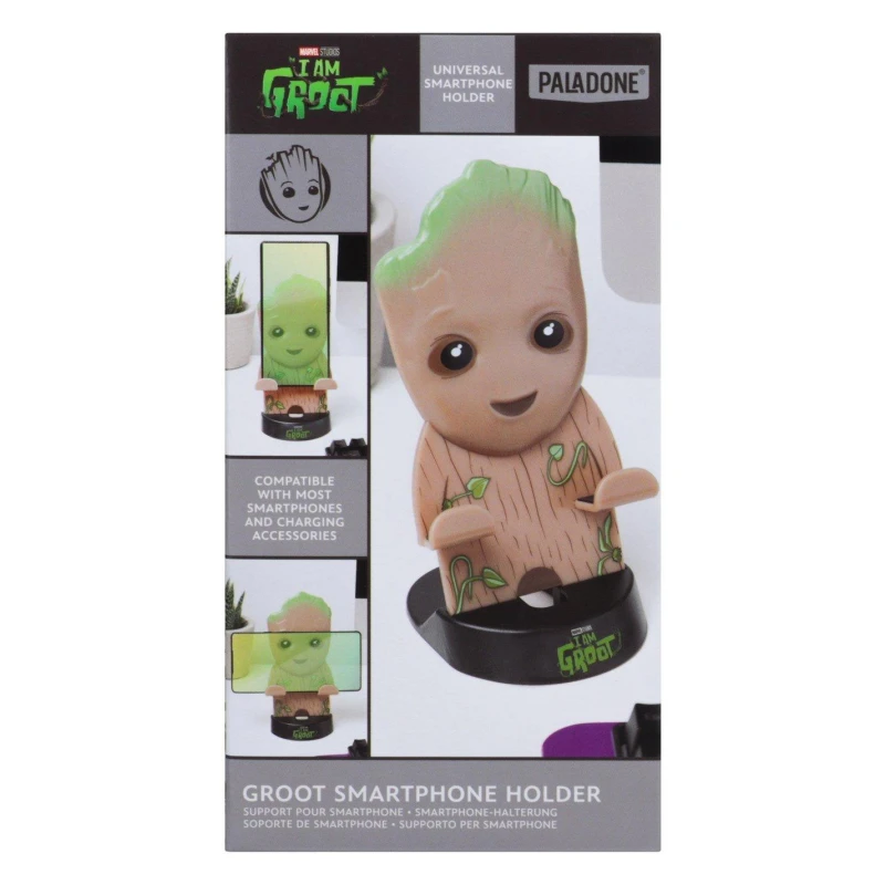 Image of Guardians of the Galaxy Groot Smartphone Holder Novelty Gift Set Groot unisex One Size
