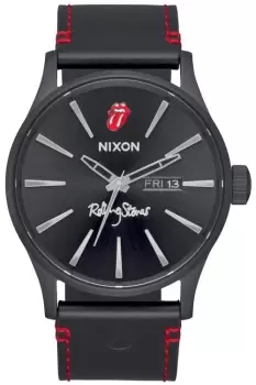 Image of Nixon Rolling Stones Sentry Leather Watch A1354-001