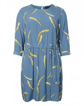 Image of I.scenery Print Round Neck Dress