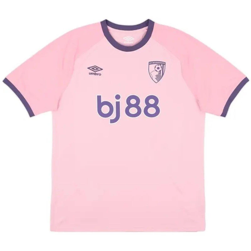 Image of Umbro Bournemouth Third Shirt 2025/26 Pink/Sea Pink male Small