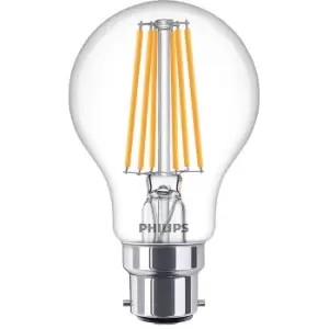 Image of Philips 8W LED BC B22 GLS Very Warm White Dimmable - 70974