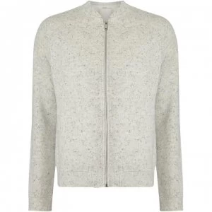 Image of Jack and Jones Sweatshirt bomber by JACK & JONES - Light Grey