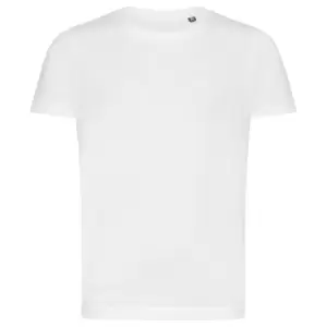 Image of Ecologie Childrens/Kids Cascades Organic T-Shirt (5-6 Years) (Arctic White)