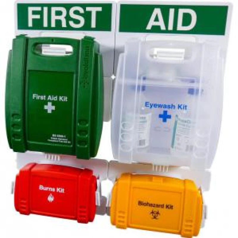 Image of BS8599 Compliant Complete First Aid Point Small For Eyes Burns EXR71434FA