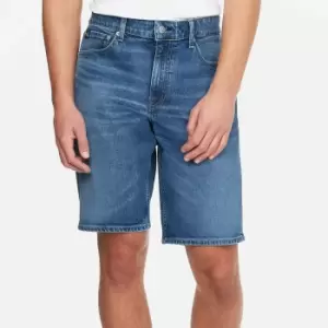 Image of Calvin Klein Jeans Mens Regular Shorts - Denim Dark - W32
