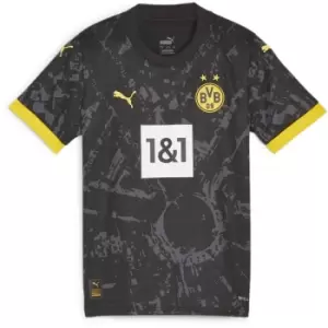 Image of Puma Borussia Dortmund Away Shirt 2023 2024 Juniors - Black