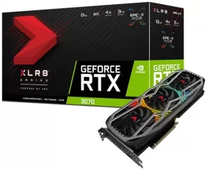 Image of PNY XLR8 Gaming GeForce RTX3070 8GB GDDR6 Graphics Card