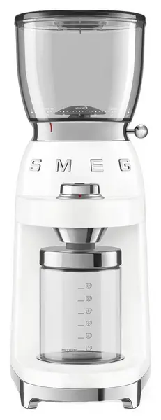 Image of Smeg CGF01WHUK 50s Style Retro Coffee Grinder