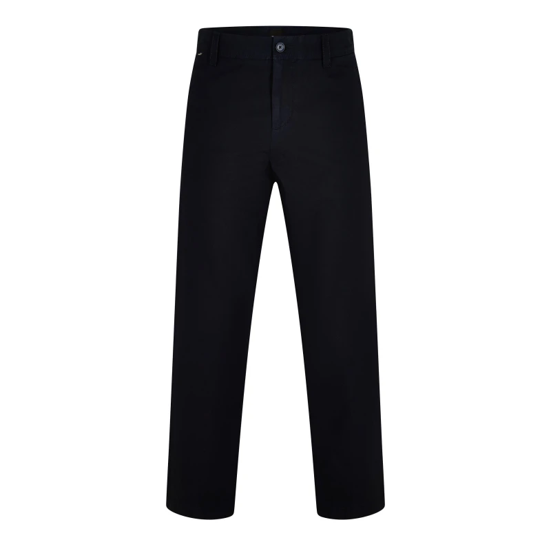 Image of Boss Mens Keamon Straight Leg Trousers Dark Blue male 30