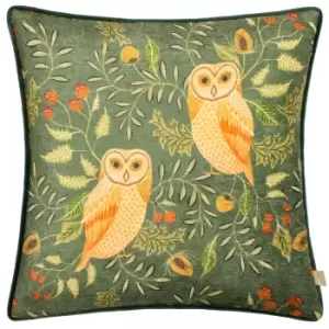 Image of Hawthorn Owls Cushion Bottle, Bottle / 43 x 43cm / Polyester Filled