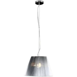 Image of Linea Verdace Siam Cylindrical Pendant Ceiling Light Satin Nickel