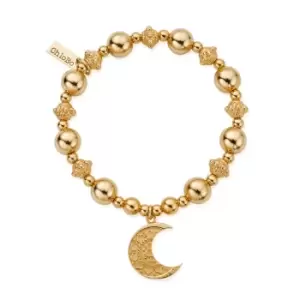 Image of ChloBo Gold Plated Moon Mandala Bracelet