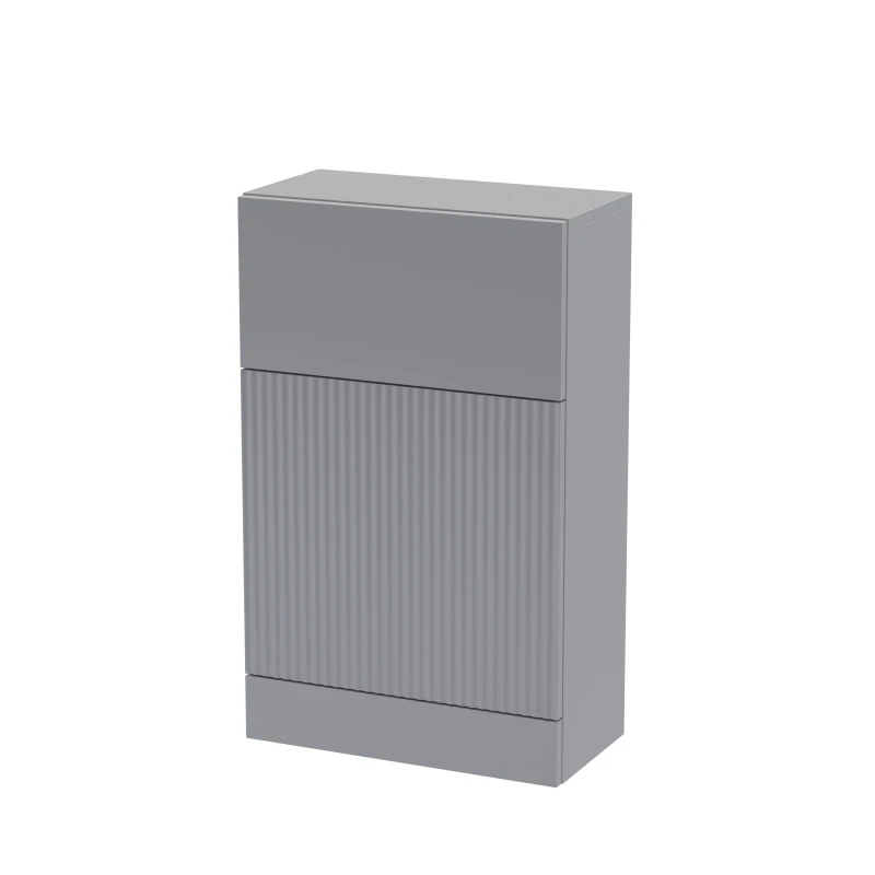 Image of Balterley Fluted 500mm Floor Standing WC Unit - Grey Grey Unisex