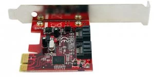 Image of Startech 2 Port Pci Express Sata 6 Gbps eSATA Controller Card - Dual P