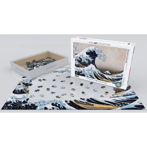 Image of Great Wave Of Kanagawa Eurographic 1000 Piece Jigsaw Puzzle