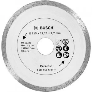 Image of Diamond-TS 115mm tiles Bosch Accessories 2607019472 Diameter 115mm