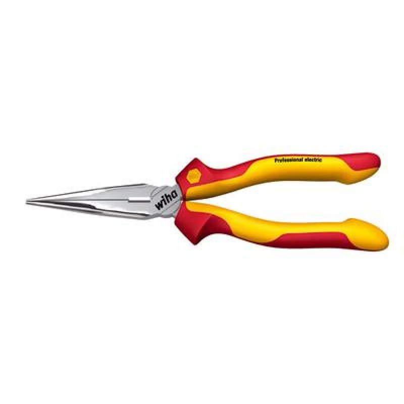 Image of Wiha Wiha 26727 VDE Round nose pliers Straight Tool steel 200 mm 26727