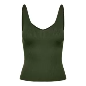 Image of JDY v neck knitted vest - Green