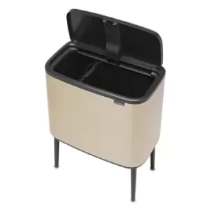 Image of Brabantia Bo Touch Bin 11+23 Litre Metallic Gold