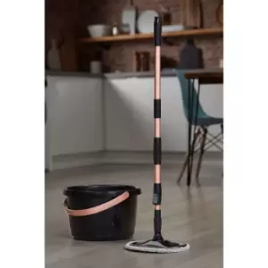Image of Tower Blush Gold Spin Mop with Angled Head