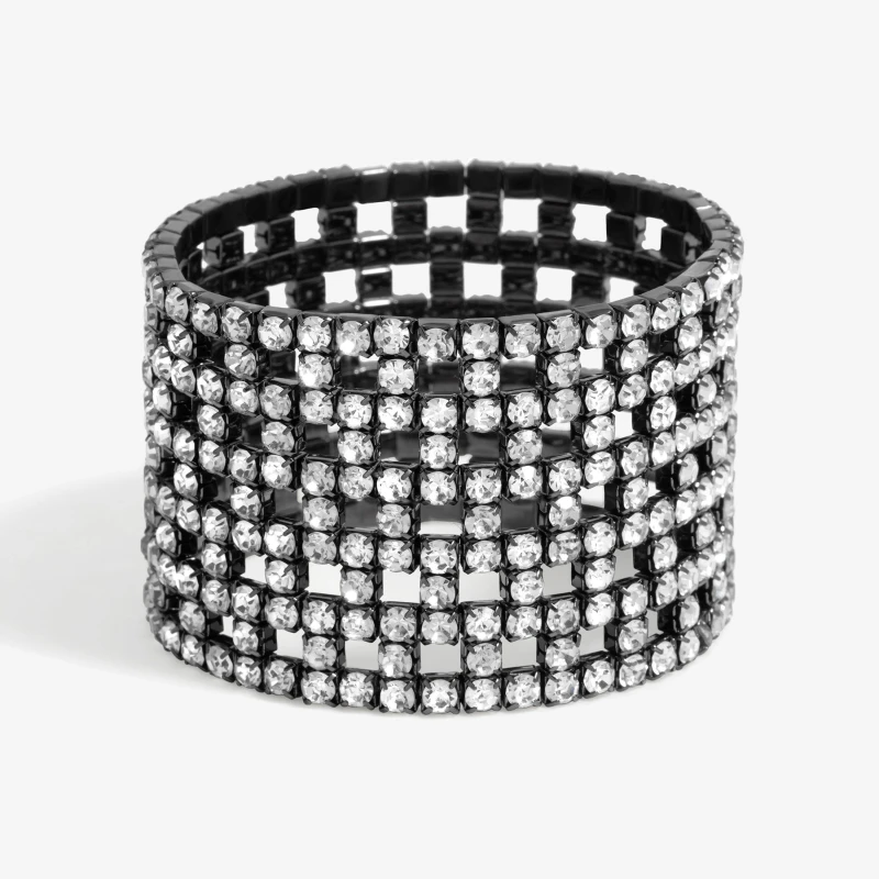 Image of Mood Haematite Stretch Bracelet Black