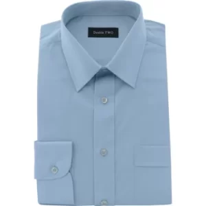Image of Mens 16" Long Sleeve Light Blue Classic Shirt