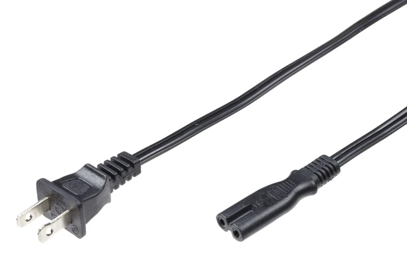 Image of Microconnect PE110718 power cable Black 1.8 m Power plug type A C7 cou