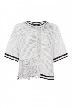 Image of French Connection Vosporos Mixer Top White