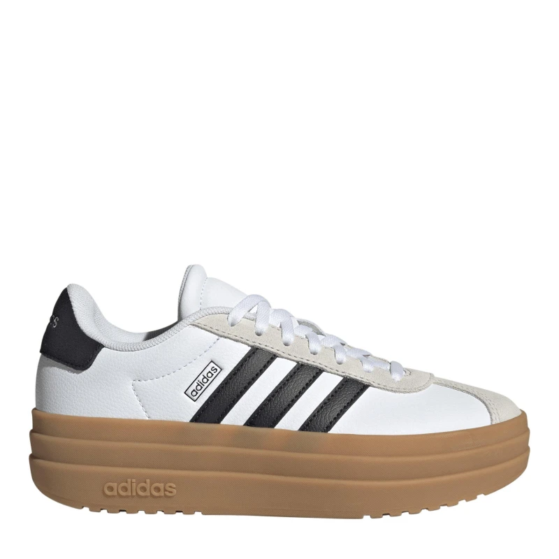 Image of adidas Vl Court Bold Low-Top Trainers Girls White/Black/Gum female 5 (38)