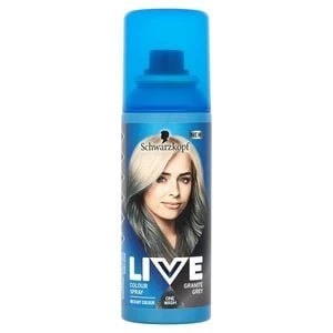 Image of LIVE Colour Spray Granite Grey 120ml Grey