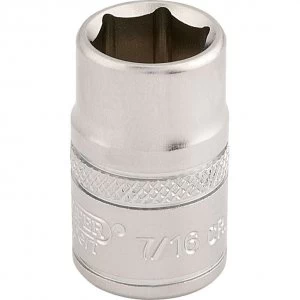 Image of Draper 3/8" Drive Satin Finish Hexagon Socket Imperial 3/8" 7/16"