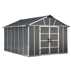 Image of Palram Yukon Shed 11 x 13 - Dark Grey