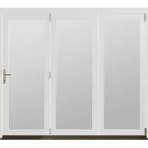 Image of Jeld Wen Bedgebury White Folding Sliding Patio Doorset 2394x2094mm