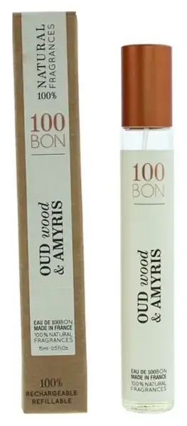 Image of 100 Bon Oud Wood and Amyris Eau de Parfum Unisex 15ml