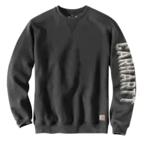 Image of Carhartt Mens Crewneck Loose Fit Graphic Sweatshirt S - Chest 34-36' (86-91cm)