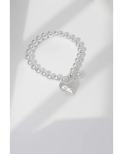 Image of Jon Richard Pol Heart Ball Bracelet