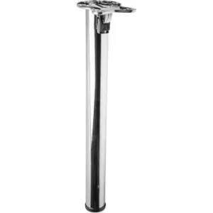 Image of GTV - Folding Table Leg 710 mm Diameter 50 mm - Colour Chrome - Pack of 2