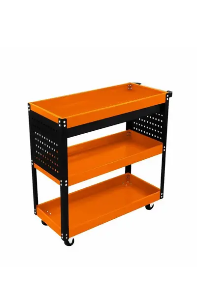 Image of T-mech Tool Storage Trolley Orange