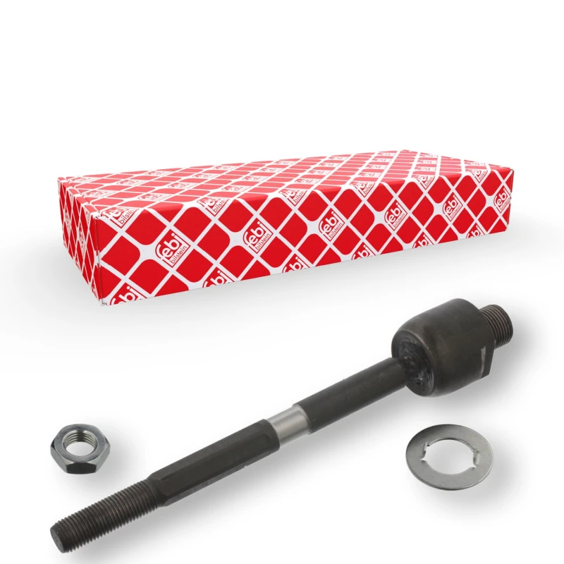 Image of FEBI BILSTEIN 34770 Inner Tie Rod OE Turbo NEW, Front Axle Right, with locking plate Inner Tie Rod (51)