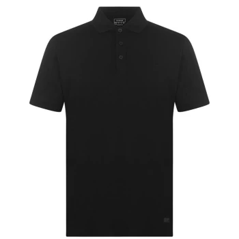 Image of Firetrap Jersey Polo Shirt Mens - Black