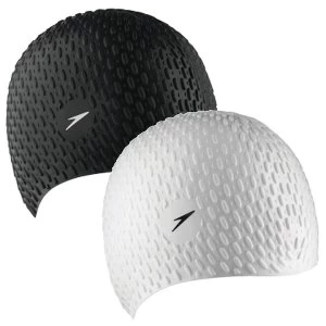 Image of Speedo Bubble Cap White Adult