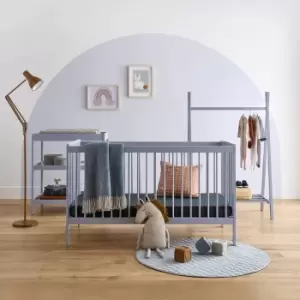 Image of CuddleCo Nola 3 Piece Nursery Furniture Set Swedish Blue
