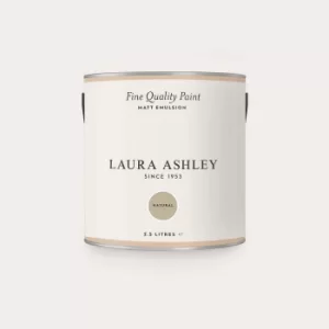 Image of Laura Ashley Matt Emulsion Paint Natural 2.5L