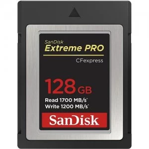 Image of SanDisk Extreme Pro memory card 128GB CompactFlash